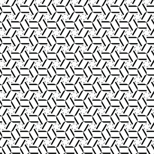 Repetitive abstract pattern