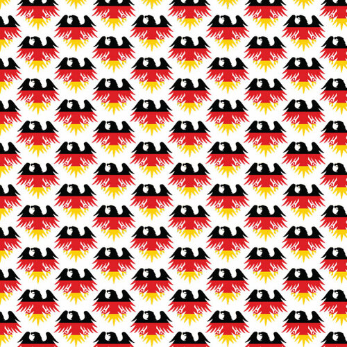 German crest seamless pattern