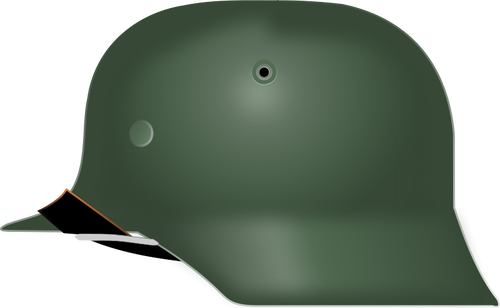 Vector graphics of German Stahlhelm from World War II