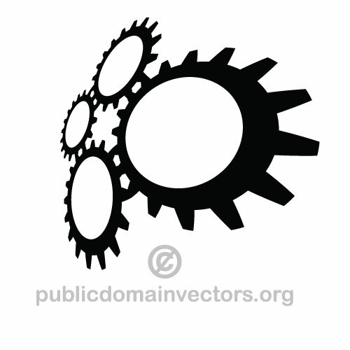 Gears vektorgrafik