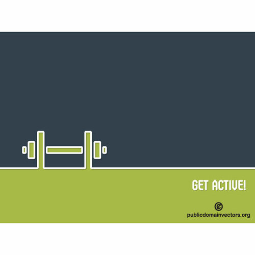 Get active concept vector background