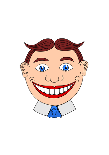 Vector clip art of clown