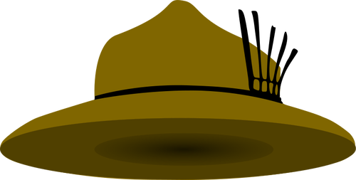 Scout klobouk vektorový obrázek