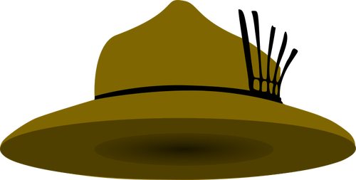 Scout hat vector image