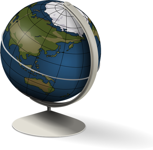 Bureau globe vectorafbeeldingen