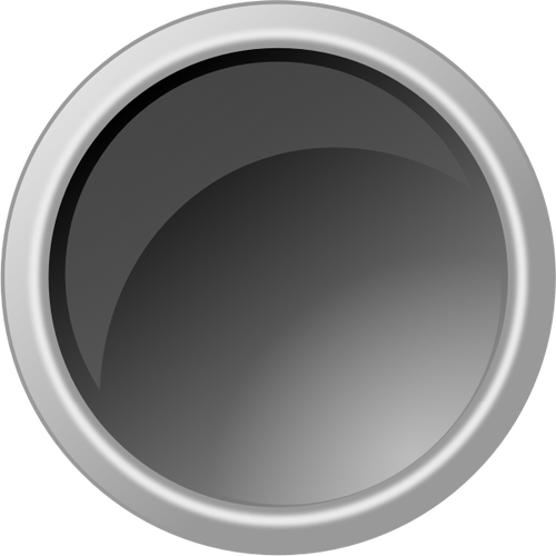 Dark gray button vector drawing