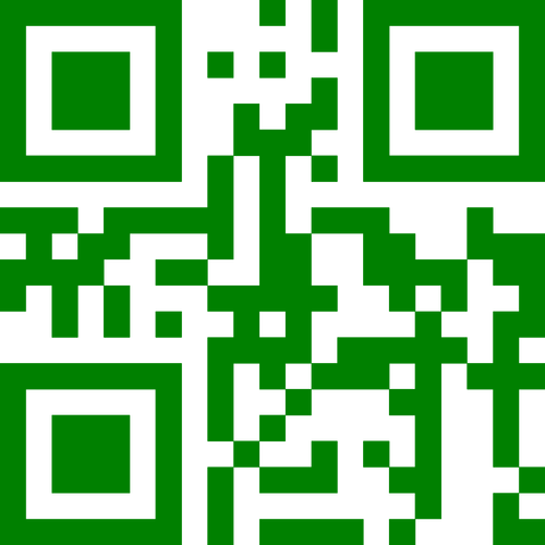 Gå for Linux QR koden vektor image