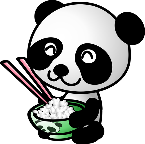 熊猫和米饭