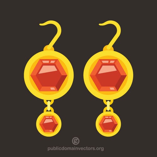 Golden earrings