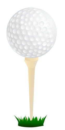 Векторная графика мяч для гольфа