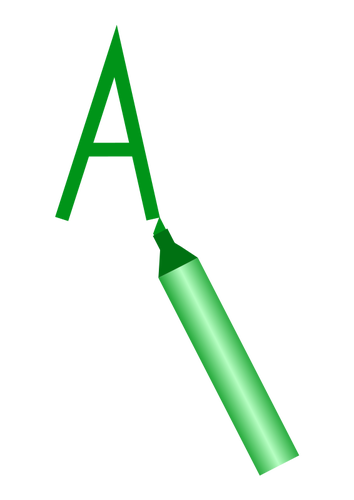 Vector clip art of marker