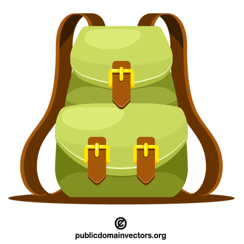 Mochila verde