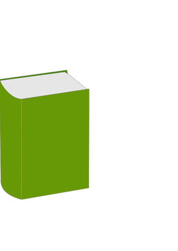 Hardback book vector image