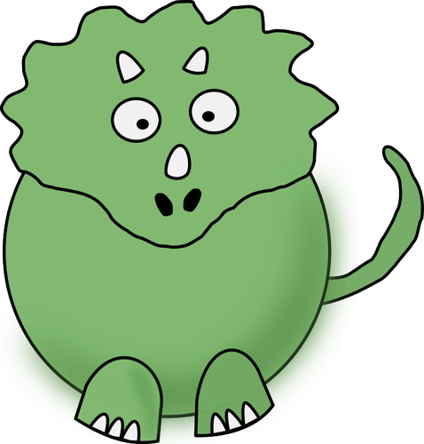 緑の恐竜