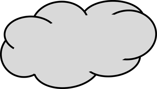 Imagen de nube gris | Vectores de dominio público