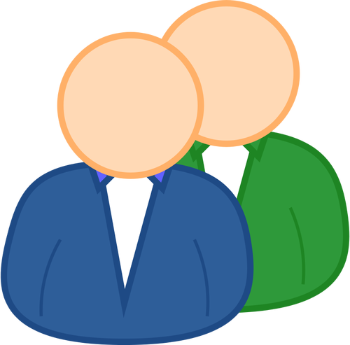 User group avatar vector drawing