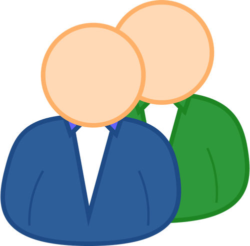 User group avatar vector drawing