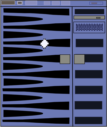 Server SunFire 2900 vektorový obrázek
