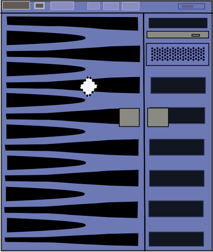 SunFire 2900 server vector image