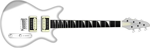 Vector image of electric guitar