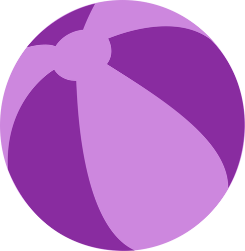 Фиолетовый пляжный мяч