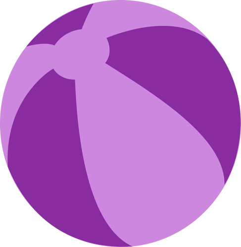 Purple beach ball