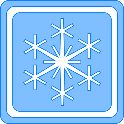 Winter season sign vector image