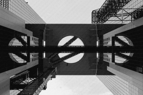 Halftone building