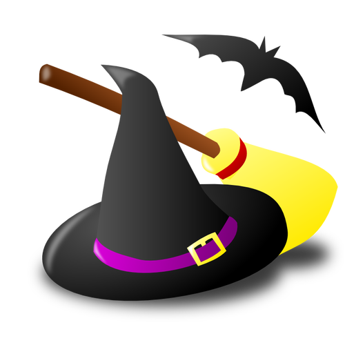 Halloween vrăjitorie vector imagine