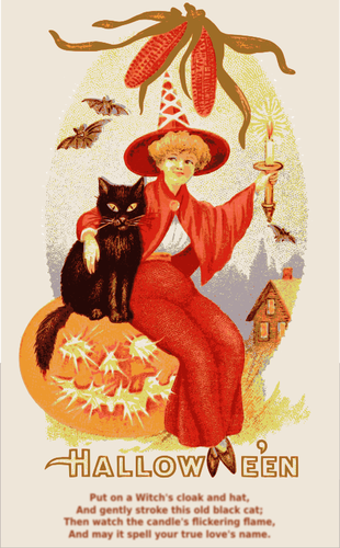 Carte de voeux Halloween