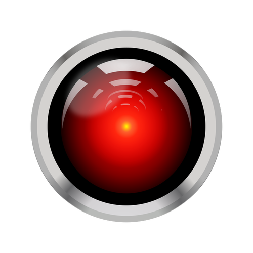 Vector illustration of HAL9000