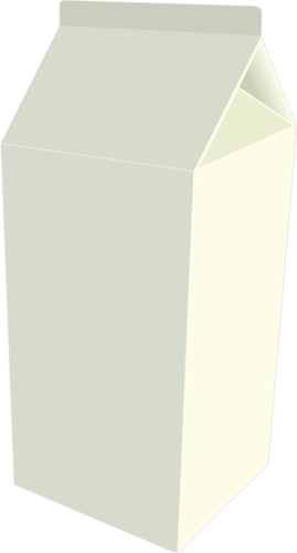 Vector graphics of milk carton box