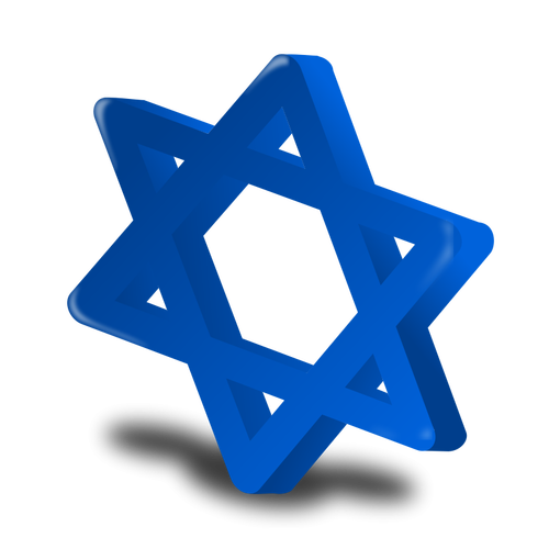 3D vector of Star of David