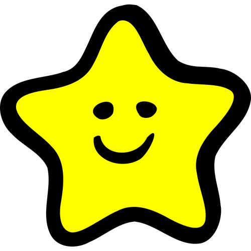 Mutlu özetlenen yıldız