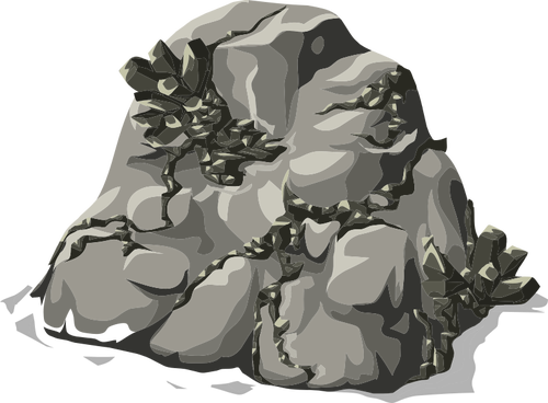金属の岩