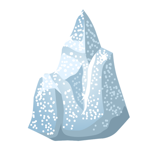Drawing of ice rock