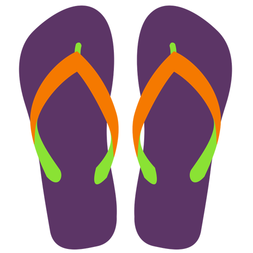 Flipflops vektori kuva