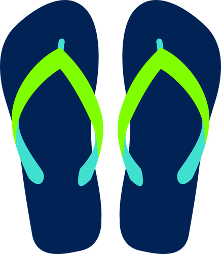 Imagem vetorial de flip-flops