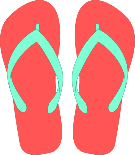 Flip-flop vector clip art