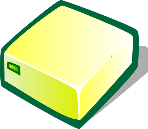 緑色のハード ディスク マウント記号のイメージ