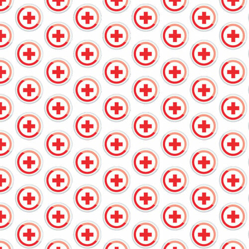 Hospital symbol seamless pattern