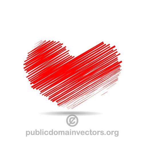 Corazón rojo