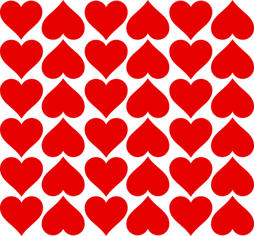 Vector clip art of hearts