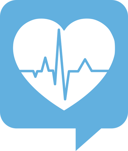 Logo di battito cardiaco