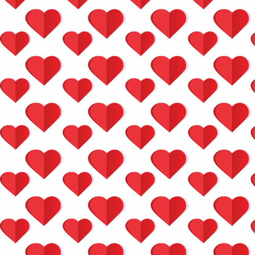 Hearts seamless pattern background