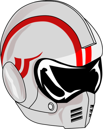 J9 helmet vector drawing