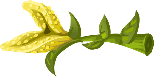 Fiore giallo briciola