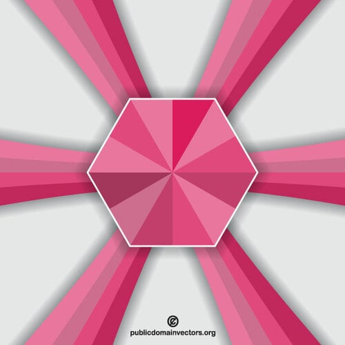 Hexagonální geometrický tvar