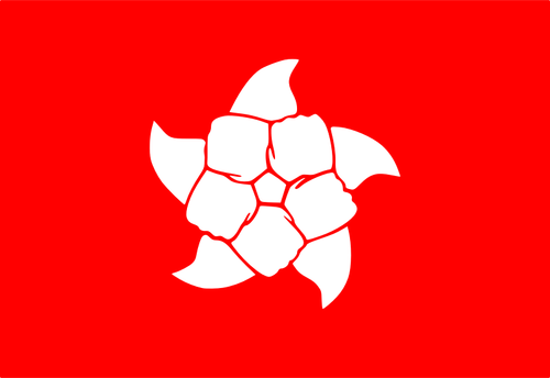 Hong Kong people flag modified vector graphics