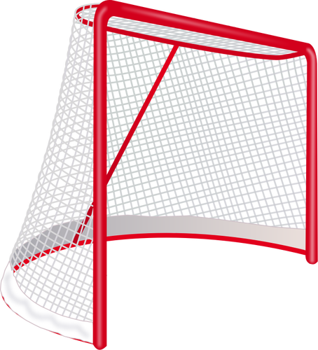 Hockey goal vector clip art